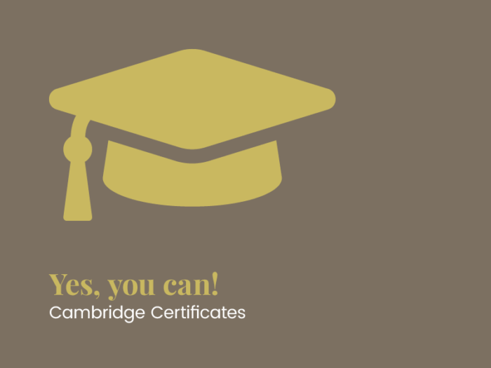 Cambridge Certificates